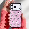 Animal Cute Cartoon Cow Phone Case for iPhone 17 16 15 14 13 Pro Max Back Cover for 12 11 Pro Coque