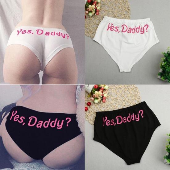 Сексуальные женские трусы Yes Daddy Squeeze Me, бесшовные трусы, нижнее белье, трусики