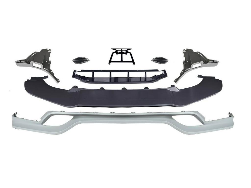 Porsche Cayenne 24-25 TKT Style Front Lip Upgrade