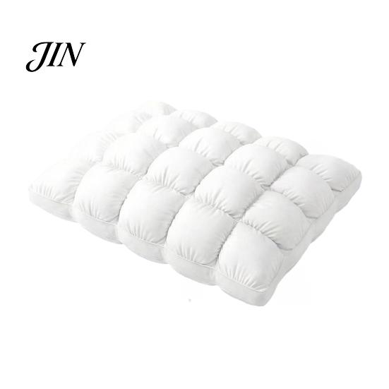 Comfortable Head Cushion Puff Cooling Pillow, Soft Breathable Quilted Sleeping Machine Yet Supportive Pillow Washable, Fluffy Cloud-like for Side And