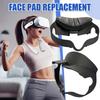VR Headset Face Pad for Meta Quest 3 Faux Leather Breathable Virtual Reality Glasses Face Cushion Cover Replacement Parts Accessories