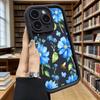 Чехол для телефона с рисунком «Синие цветы и пчелы», противоударный, мягкий, для Xiaomi Redmi Note 15 14 13 12 11 10 9 8 Pro, противоскользящий, защищающий от падений