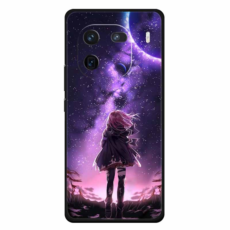 For Vivo Iqoo 12 Case Soft Silicone Cat Owl Fashion Back Covers for Vivo iQOO 12 Pro Cases Marble Shockproof Phone Shells Iqoo12