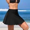 Charmleaks Женские спортивные юбки для плавания Женские плавки-бикини с закругленными краями Узкие плавки-шорты Плавки-шорты