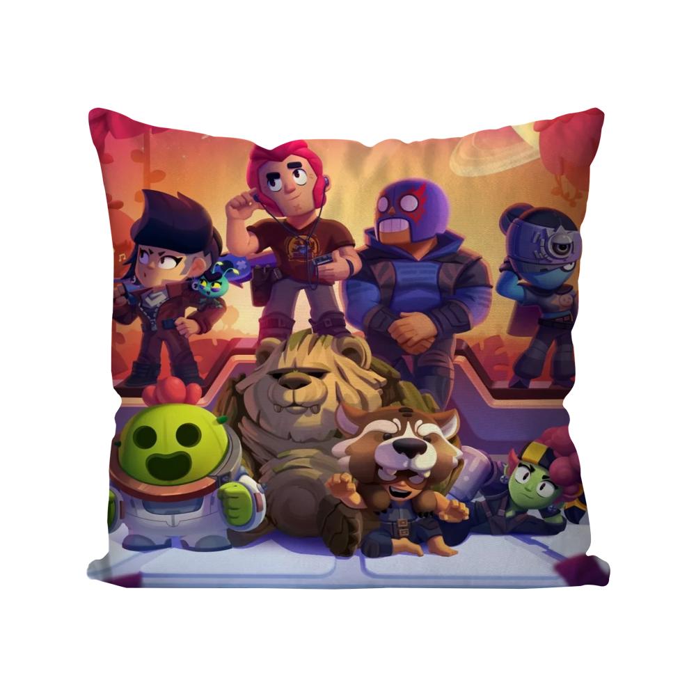 Боевая мобильная игра s-stars игра Наволочка Квадратная подушка Спальня Диван Досуг Комфортная подушка Гостиная Домашнее украшение 40X40