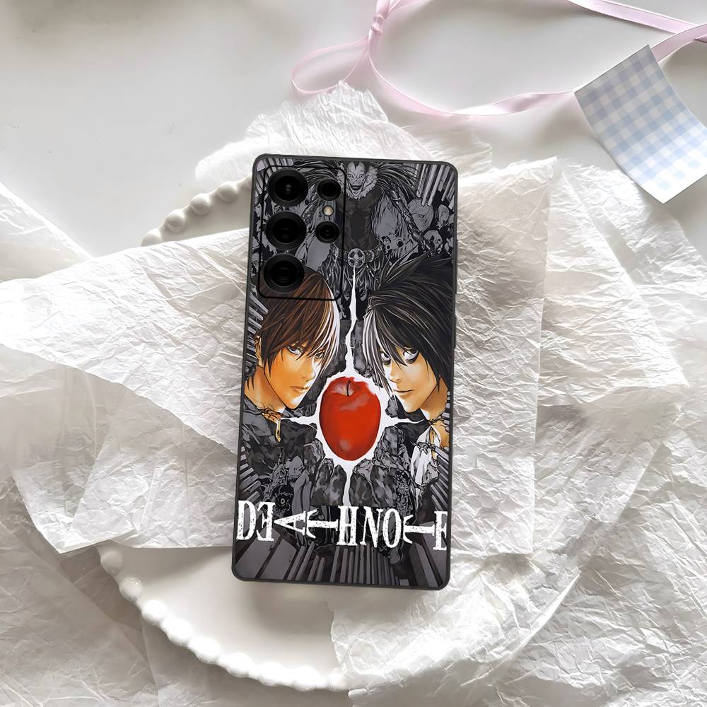 Чехол для телефона Japan Anime Death Note для Samsung S 24 Fe 25 Ultra Plus 20 Lite 21 30 22 23 24 22 Ultra 5G Fundas