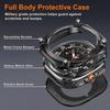 Роскошный алюминиевый чехол Armor для Samsung Galaxy Watch Ultra 47 мм Металлическая крышка Защитное стекло для экрана для Samsung Galaxy 7 Ultra 47
