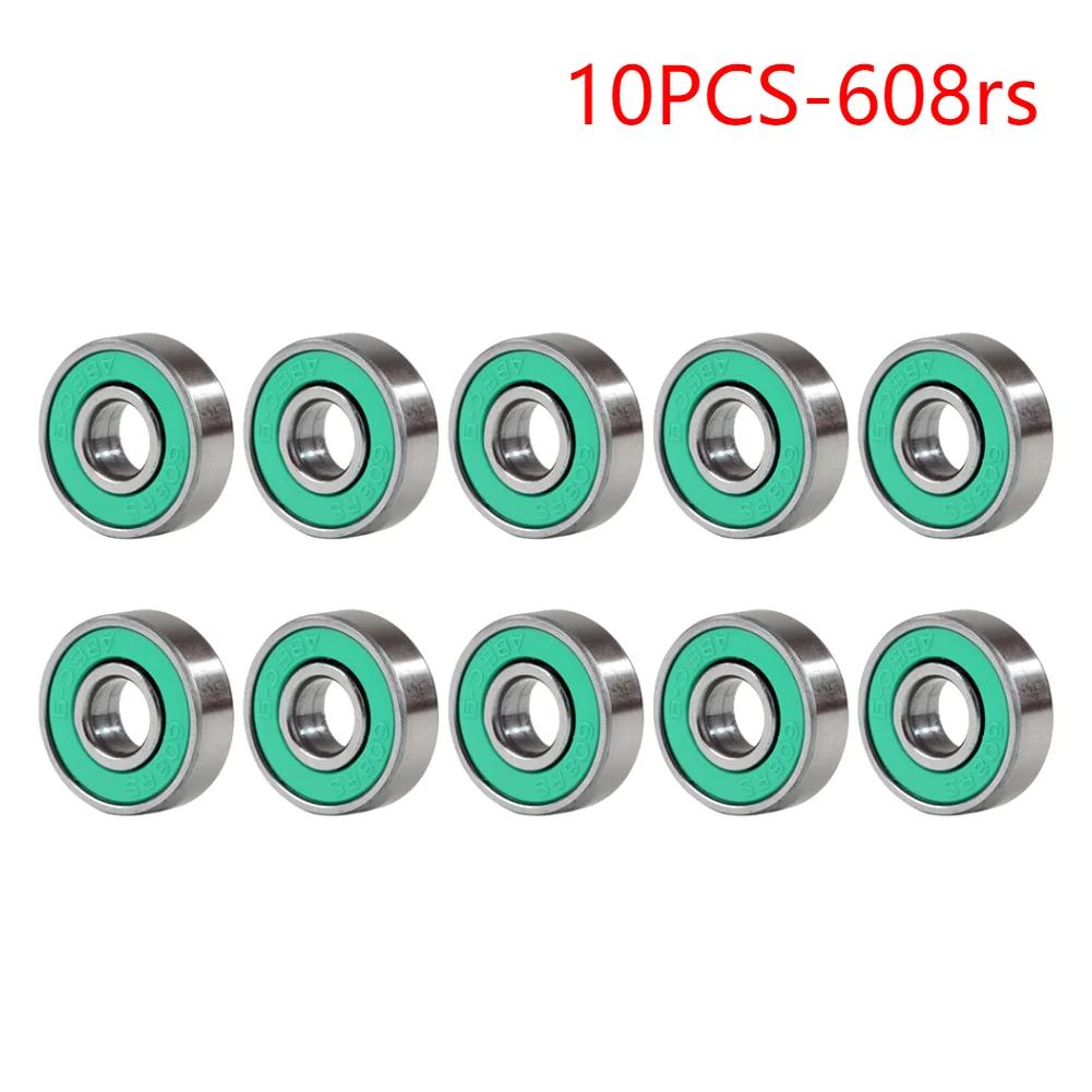 20/10 шт. Шариковые подшипники 608zz/608rs ABEC-9/7 Миниатюрные подшипники Глубокий паз Роликовый подшипник из углеродистой стали для скейтборда