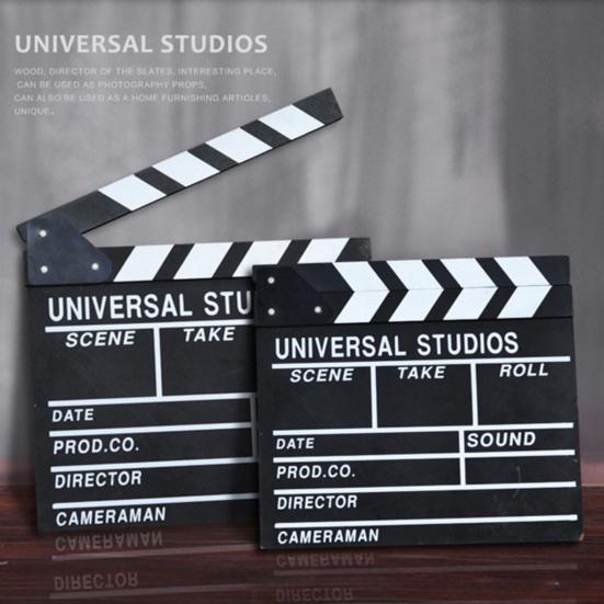 Effective Stable Durable Sturdy Film Director Clapboard Action Movie Clapper Board Video Scene Clapperboard