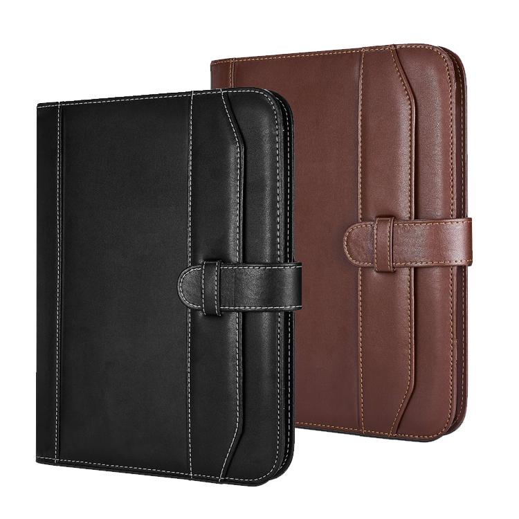 Faux PU Leather Meeting Resume Documents Legal Padfolio Slim Business Men Women Clipboard Portfolio Organizer Portfolio Folder