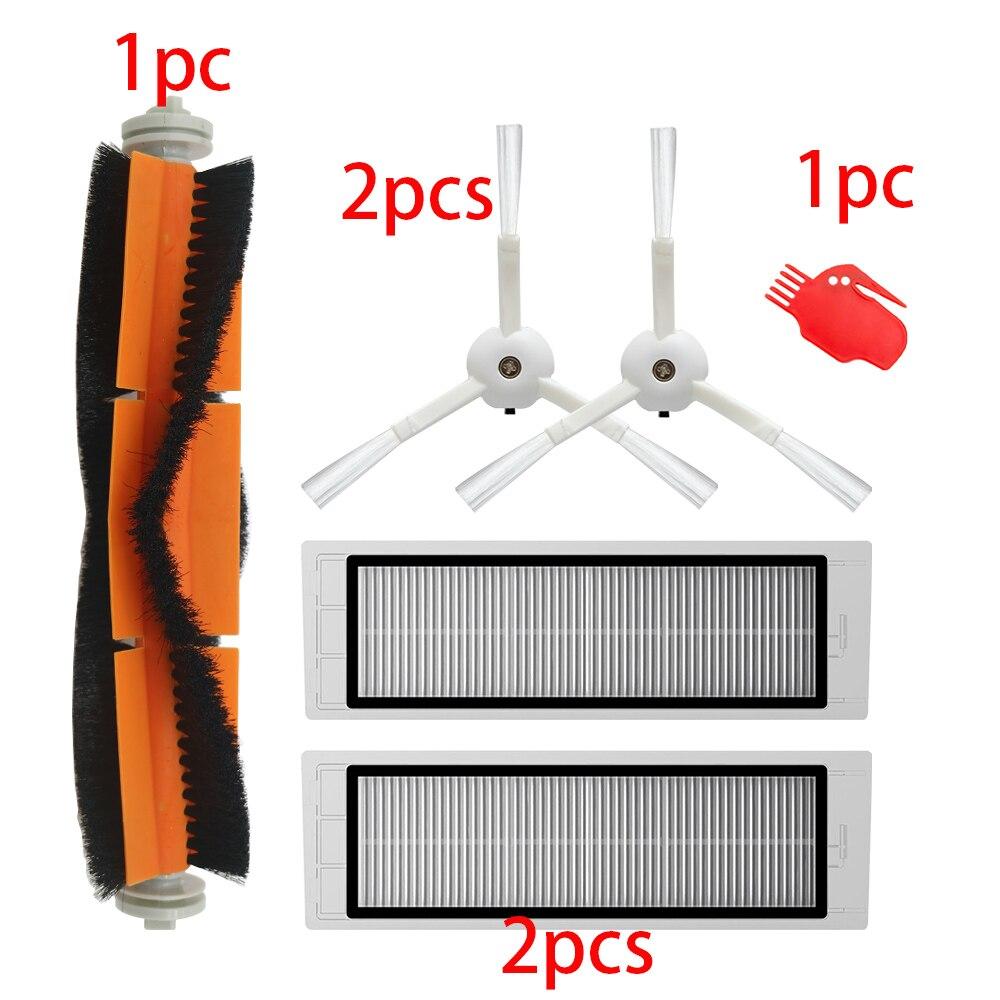 Основная щетка, боковая щетка, HEPA-фильтр, подходит для пылесоса xiaomi 2 roborock s50, фильтры для запчастей xiaomi roborock Mi Robot