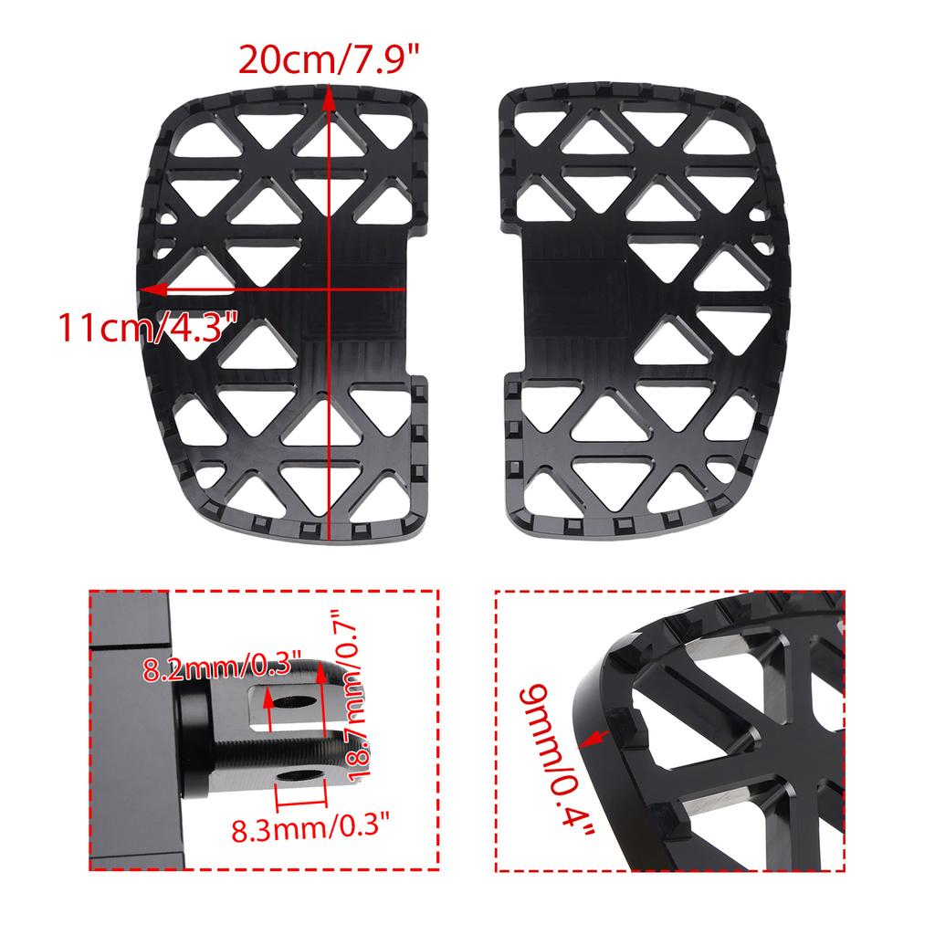 Front Footrests Foot Pegs Fit for Speedmaster 2018-2025 Rocket 3GT 2020-2025