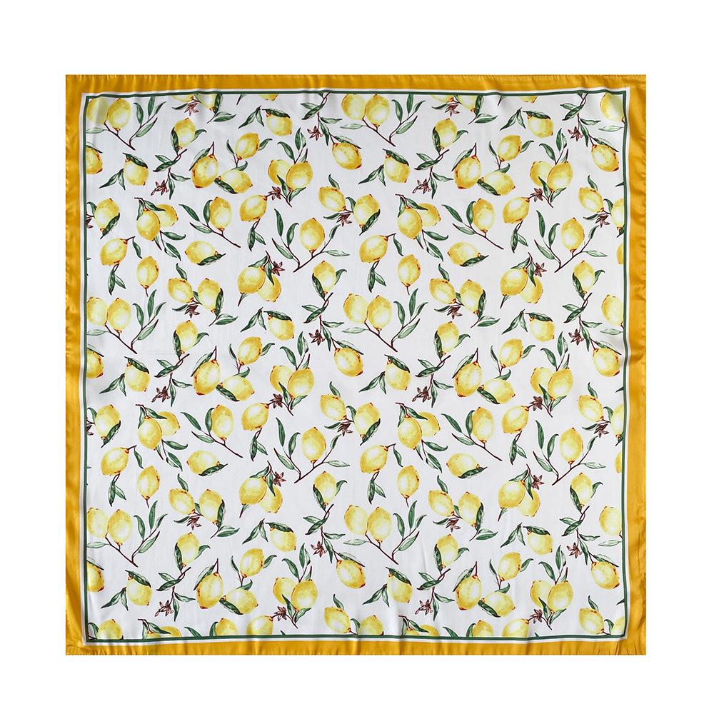 High-end wholesale thin small square scarf, imitation silk scarf, size 71, satin headscarf, versatile decorative shawl
