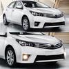 Для Toyota Corolla Altis 2014 2015 2016 Противотуманные фары Светодиодные лампы DRL Дневные ходовые огни Сборка проводов Переключатель жгута Аксессуары