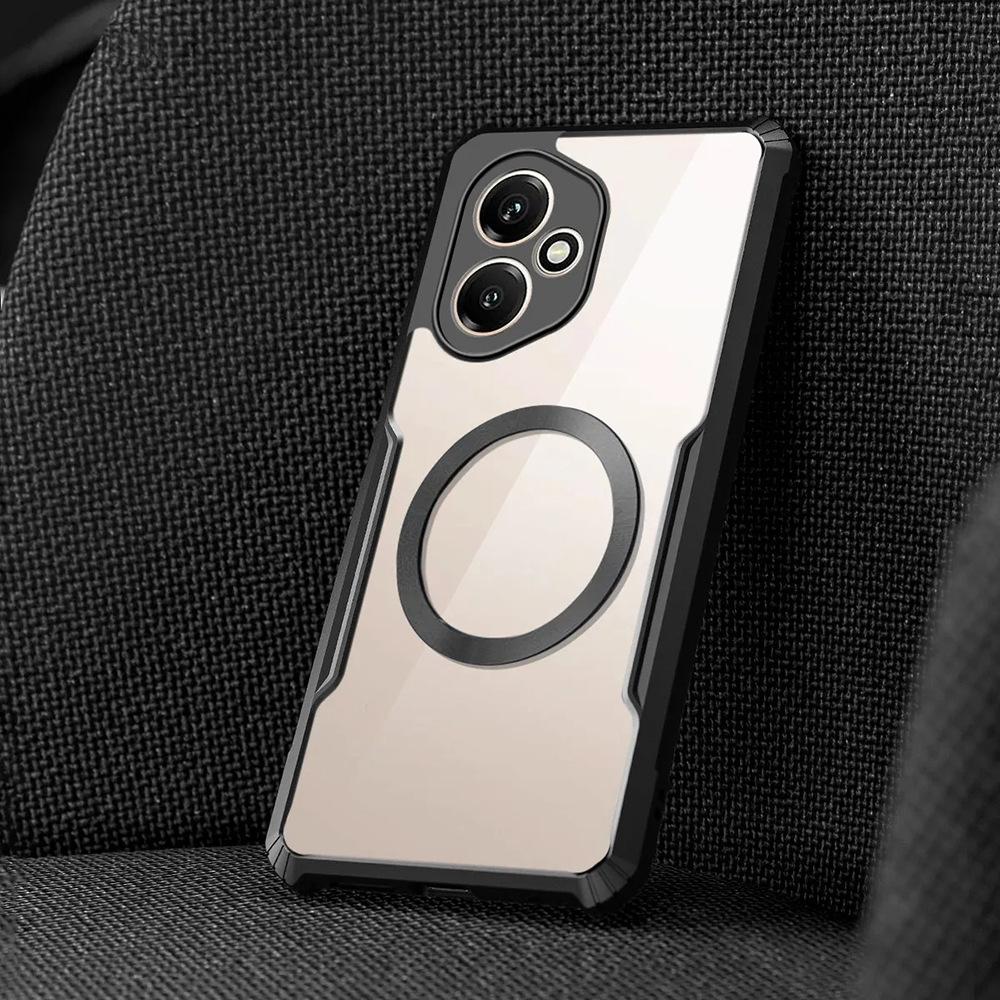 Корпус с теплоотводом подходит для чехла для мобильного телефона Honor 400 200 90 Pro 600, акриловый высокопрозрачный и противоударный защитный чехол.