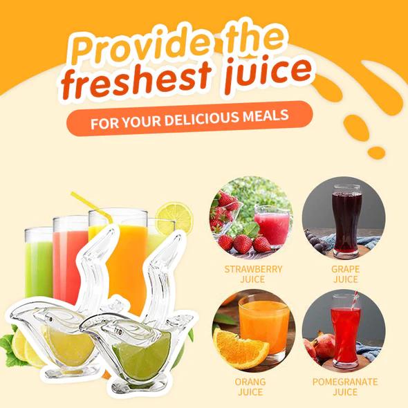 2 шт. ручная соковыжималка для лимона, прозрачная акриловая элегантная соковыжималка в форме птицы, соковыжималка для ломтиков лимона, кухонные гаджеты