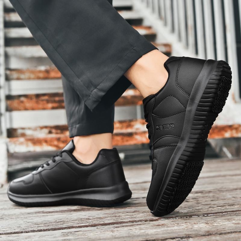 Поварская обувь четыре сезона легкая нескользящая мягкая подошва гостиничная кухонная рабочая обувь мужская модная дышащая уличная повседневная обувь для ходьбы