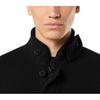 Stone Island Classic Logo Patch Single-Breasted Stand Collar Knit Sweater Men sweater K2S155100047S00A3-V0029