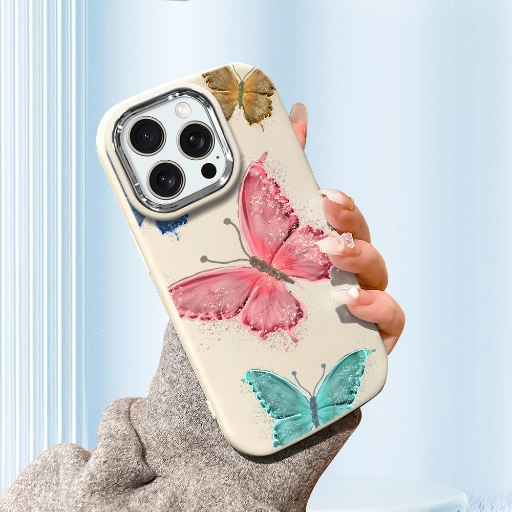 Solid Color Silver Edge Lens Fatty Casing Soft TPU Liquid Silicone Cover Shockproof Phone Case for Huawei Honor iPhone Infinix Tecno Vivo