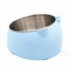 Pet Bowl Cat Face Shape Oblique Design Stainless Steel Cat Feeding Supplement for Home