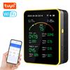Tuya WiFi15in1 Air Quality Detector Household Portable AQI PM0.3 PM1.0 PM2.5 PM10 CO CO2 TVOC HCHO Tester TFT Display