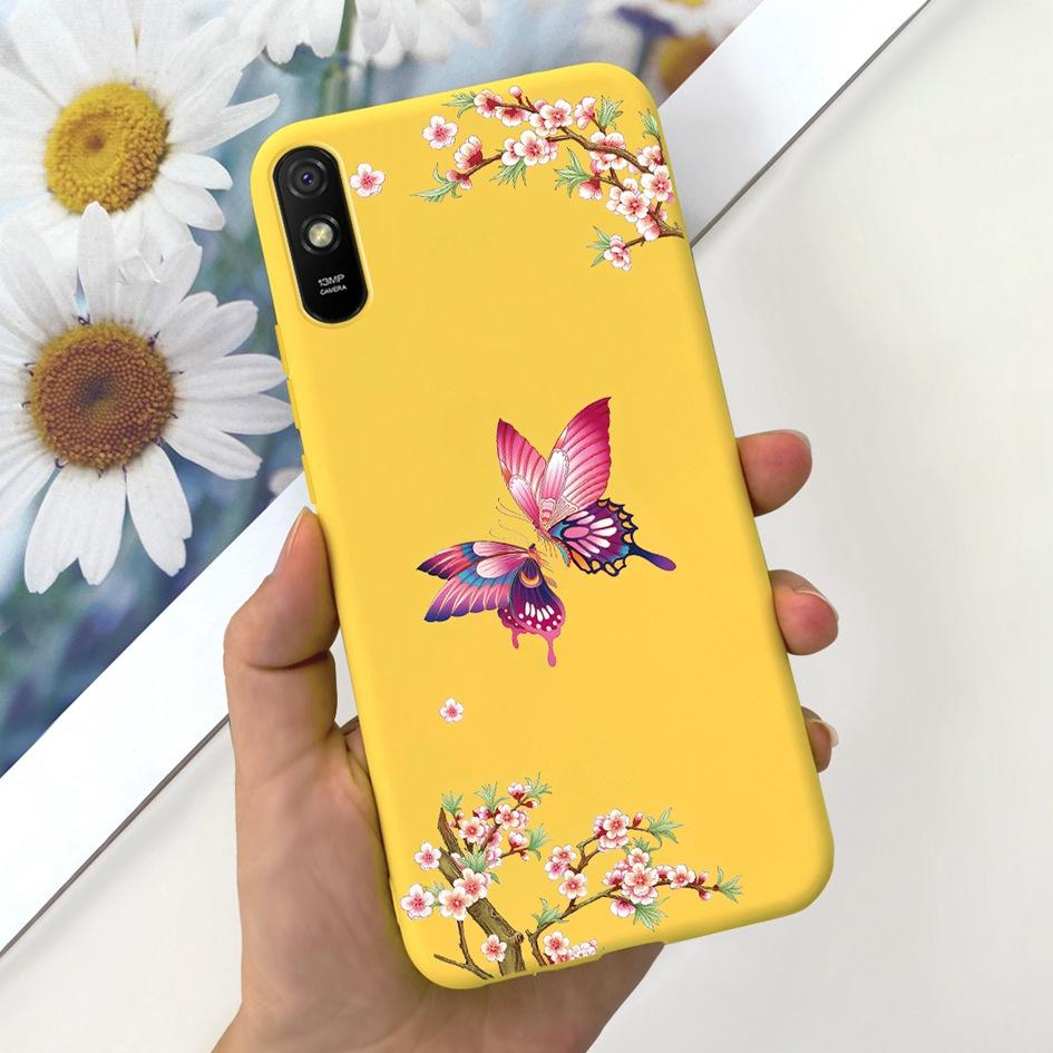 For Xiaomi Redmi 9A 9AT Case Lovely Astronaut Butterfly Soft Silicone Phone Back Cover For Xiaomi Redmi 9i Sport Redmi9a Hoesjes
