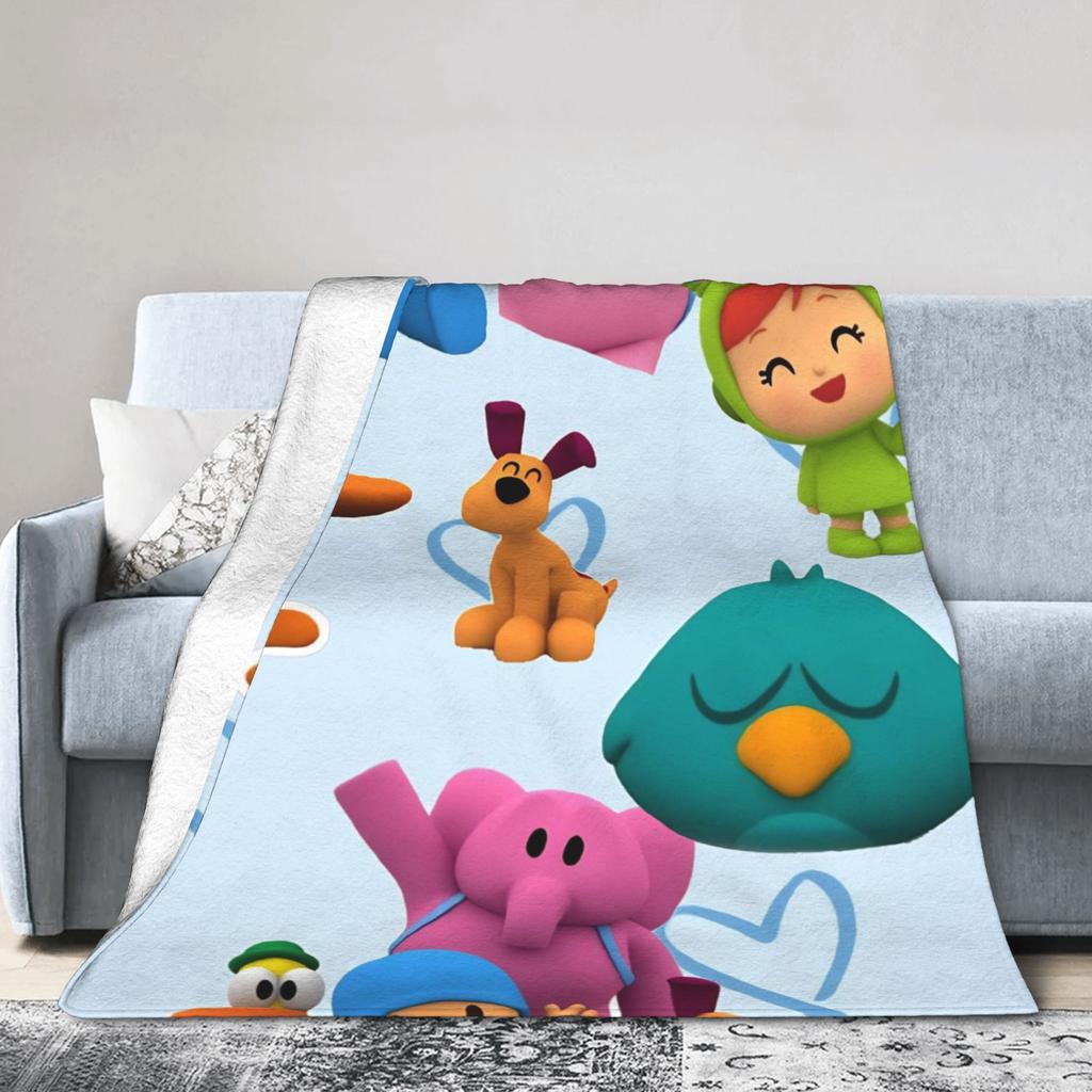 P-POCOYO Элли Плюшевое одеяло Детское Фланелевое плед для дивана кресла кровати Теплое мягкое На заказ DIY Качество Покрывало