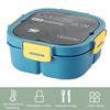 Student Bento Box Thick Material Partition High Capacity Anti-leak Three Compartments Food Storage Leakproof Micro Heated Students