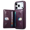CASENEO Для iPhone 17 Pro Max Съемный Магнитный Чехол для Телефона с Держателем для Карт Подставкой TPU PU Кожа PC Чехол для Телефона Совместимый с MagSafe