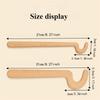 Rapid Forming Pottery Rim Shaping Tools Long Handle Wood Clay Trimming Tool  For Potters
