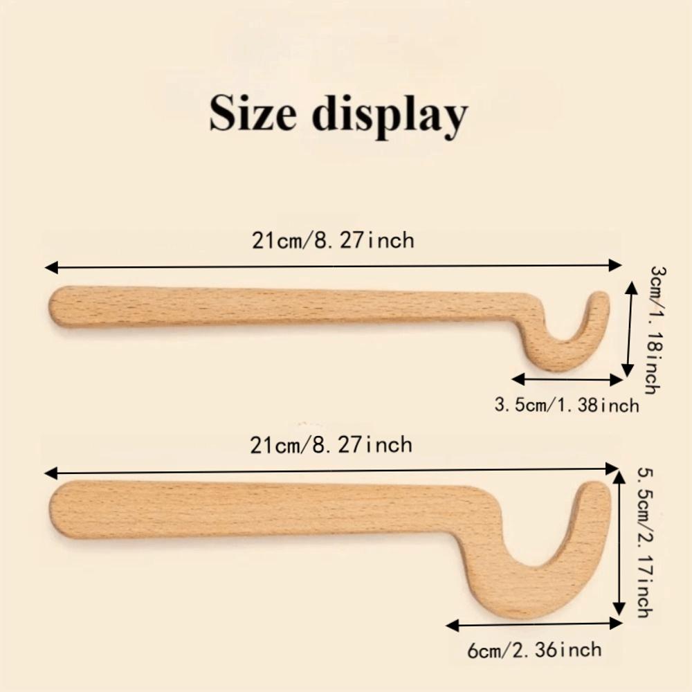 Rapid Forming Pottery Rim Shaping Tools Long Handle Wood Clay Trimming Tool  For Potters