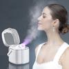 Портативный для домашнего использования салон красоты инфракрасная светодиодная терапия глубокое очищение лица отпариватель-вапоризатор сауна спа горячий термальный спрей отпариватель