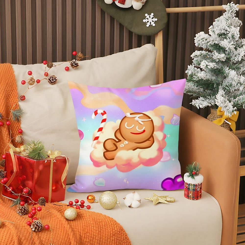 Горячая игра C-Cookie Run Kingdom Наволочка Декоративная наволочка для дивана в гостиной Простая домашняя легкая роскошь Печатная подушка