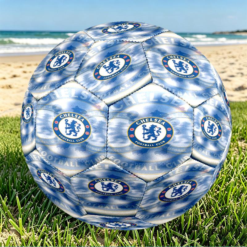 Футбольный мяч Chelsea F.C. Размер 5, из износостойкого ПУ, для матчей, тренировок и ежедневной практики, Подарок на день рождения для любителей футбола