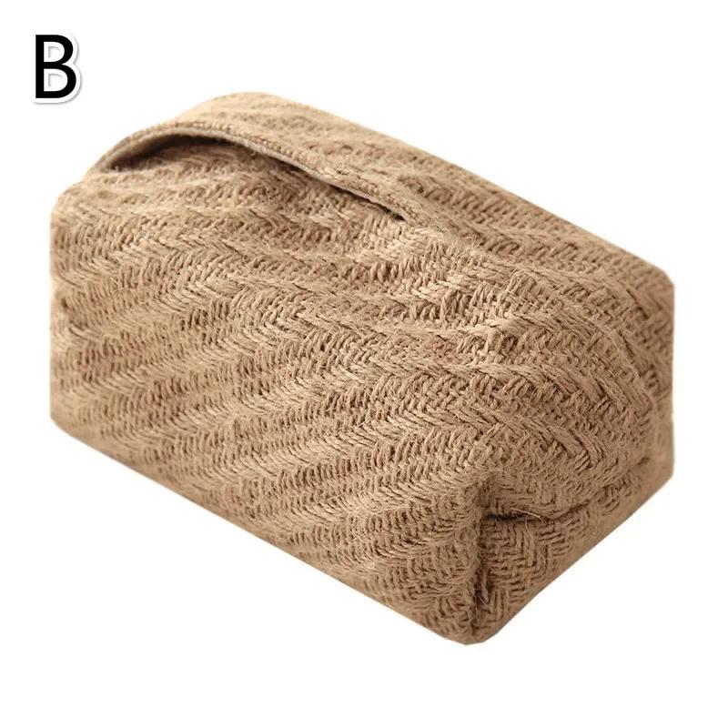 Творческий дом Гостиная Обеденный стол Коробки для салфеток Хлопок Льняная ткань Художественная коробка для салфеток Простая бумажная коробка Сумка для хранения Товары для дома