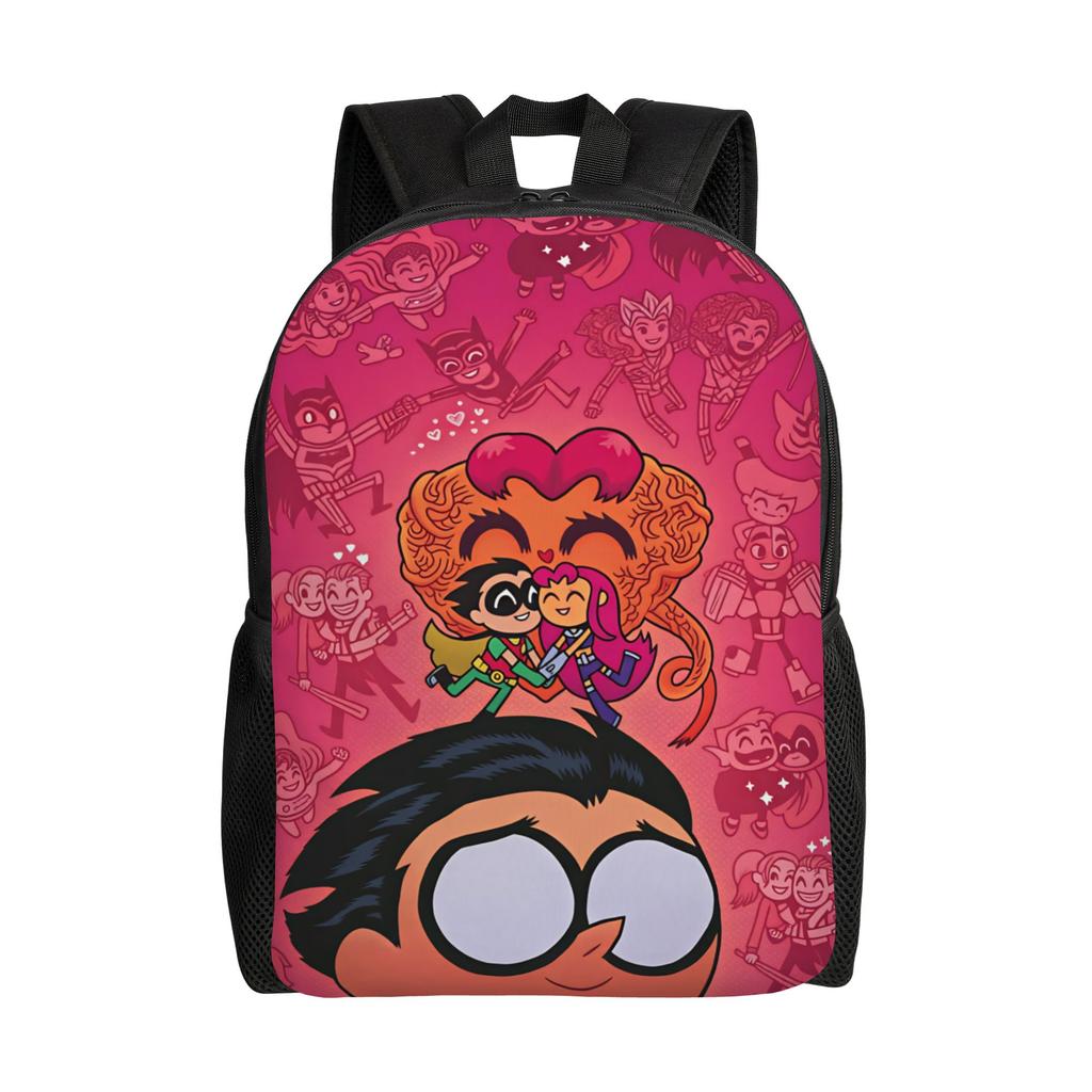 Рюкзак Teen Titans Go Команда Забавные рюкзаки Женские Мужские Для походов Легкий Школьные сумки Дизайнерский Рюкзак