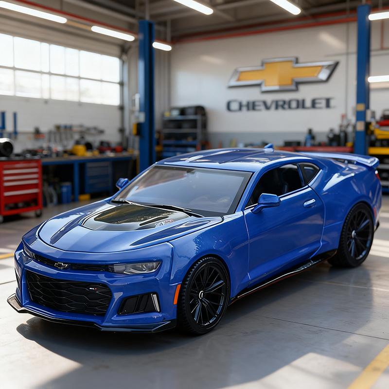 AABKA1 Maisto 1:24 Chevrolet Camaro ZL1 2017 Alloy Car Diecasts & Toy Vehicles Miniature Scale Model Car Toys For Children