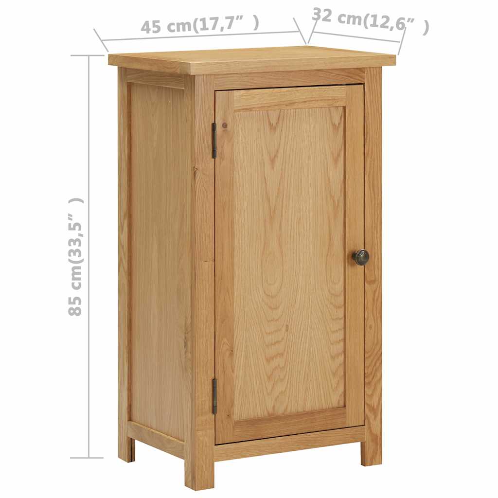 Cabinet 45 x 32 x 85 cm Solid Oak