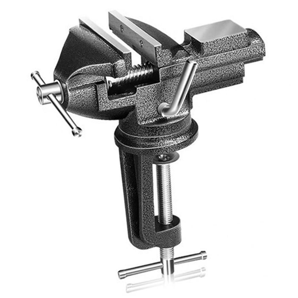 Vise 360 Degree Rotation Bench Vise 73mm Opening Table Vise Cast Steel Clamp Tool 80mm  3.15in