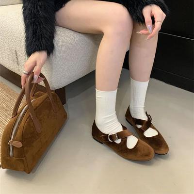 IPPEUM Женские туфли Мэри Джейн Балетки с пряжкой Красные Платье Балетки Zapatos Mujer