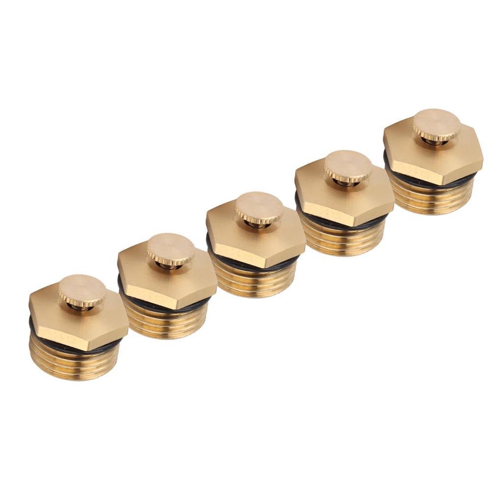 20 шт. латунных распылительных насадок 1/2 дюйма, регулируемые распылительные насадки для удаления пыли и охлаждения газона