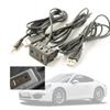 1 шт. практичный автомобильный удлинительный кабель для панели USB Type-C Aux интерфейс адаптер питания кабель для модификации питания автомобиля