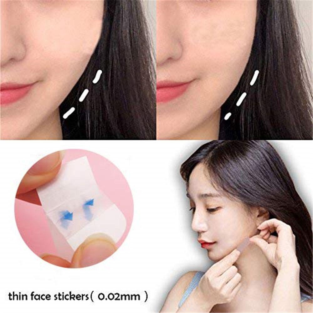 100pcs Hot Beauty Tira Thin Face Patche Lifting Face Stickers Invisible Lift Tools