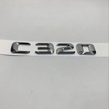 ABS For Mercedes-Benz C Class C180 C200 C220 C260 C280 C300 C320 Trunk Rear Emblem Badge Chrome Letters ZO7