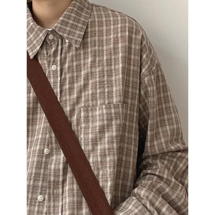 Рубашка с длинным рукавом с буквенным принтом 2024 года в японском стиле в стиле Гонконга, свободная рубашка для мальчиков, летнее модное универсальное повседневное пальто