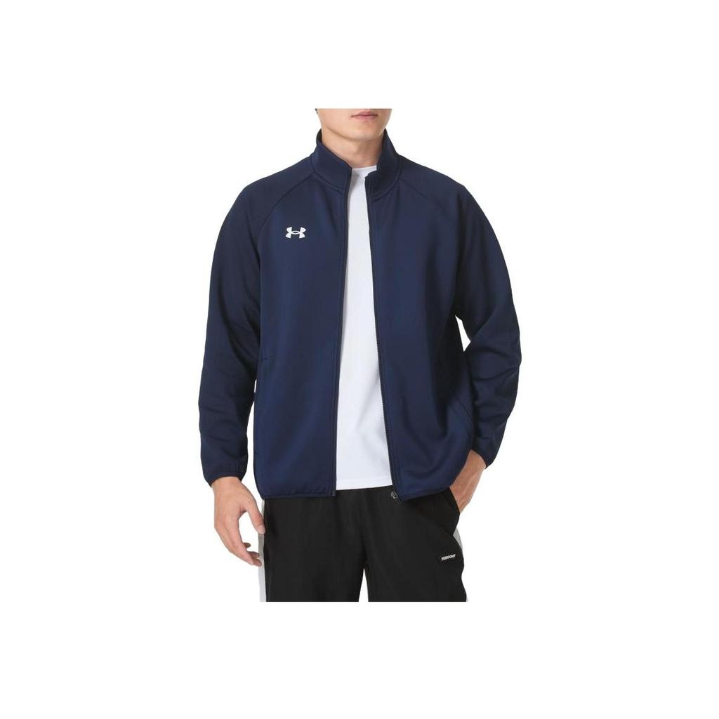 Under Armour Модная повседневная спортивная куртка на молнии унисекс-куртки синего цвета 24600406-409