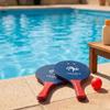 Jeu de raquettes de plage - FERRY JOUETS - Produit officiel Équipe de France FFF - 2 raquettes 37 cm - Balle incluse - Bleu/rouge