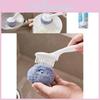 Pp Abs Long Handle Dish Scrubber Nano Fiber Cleaning Brush For Kitchen Utensils And Pans