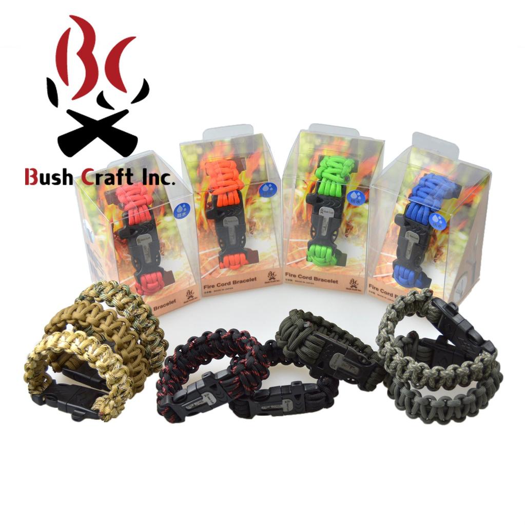 Браслет из огнива Bush Craft (Включает шнур для розжига огня и маленькие металлические спички) 02-03-550f-0013 Сигнальный оранжевый XL