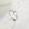 Xiaomi Skyrim Minimalist Heart Rings for Women Stainless Steel Cute Finger Rings Jewelry Birthday Anniversary Gifts Wholesale